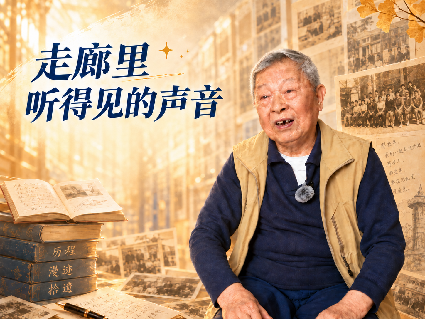 银发养老营销主题视觉